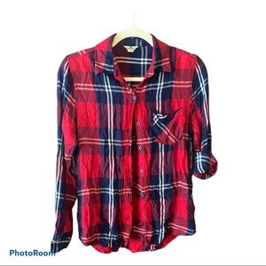 Woolrich women’s flannel shirt, sz s
